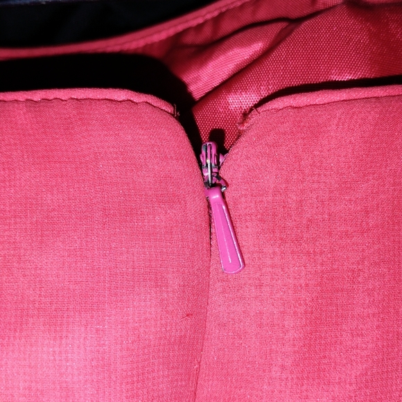 Women's Cache Formal Maxi Ball Gown/Prom Dress Sparkle Rouched Coral Size 2 - Picture 7 of 11